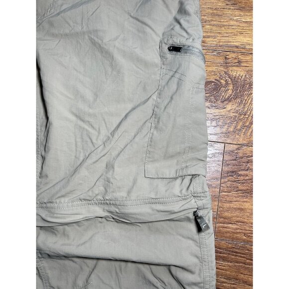 Columbia Nylon Pants Men 36x30 Tan Cargo Convertible Omni Shield Hiking Outdoor - Picture 4 of 5